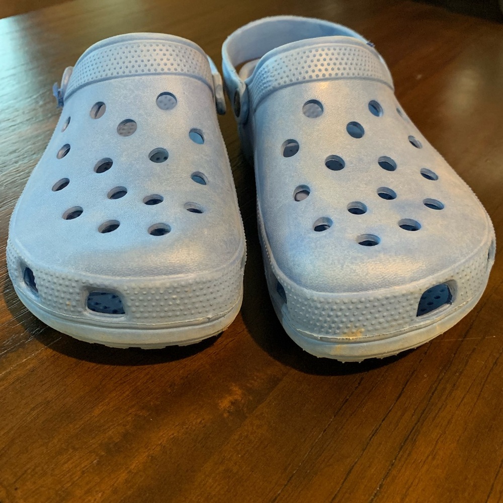Blue Crocs